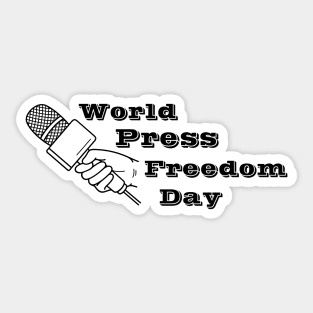 World Press Freedom Day Sticker